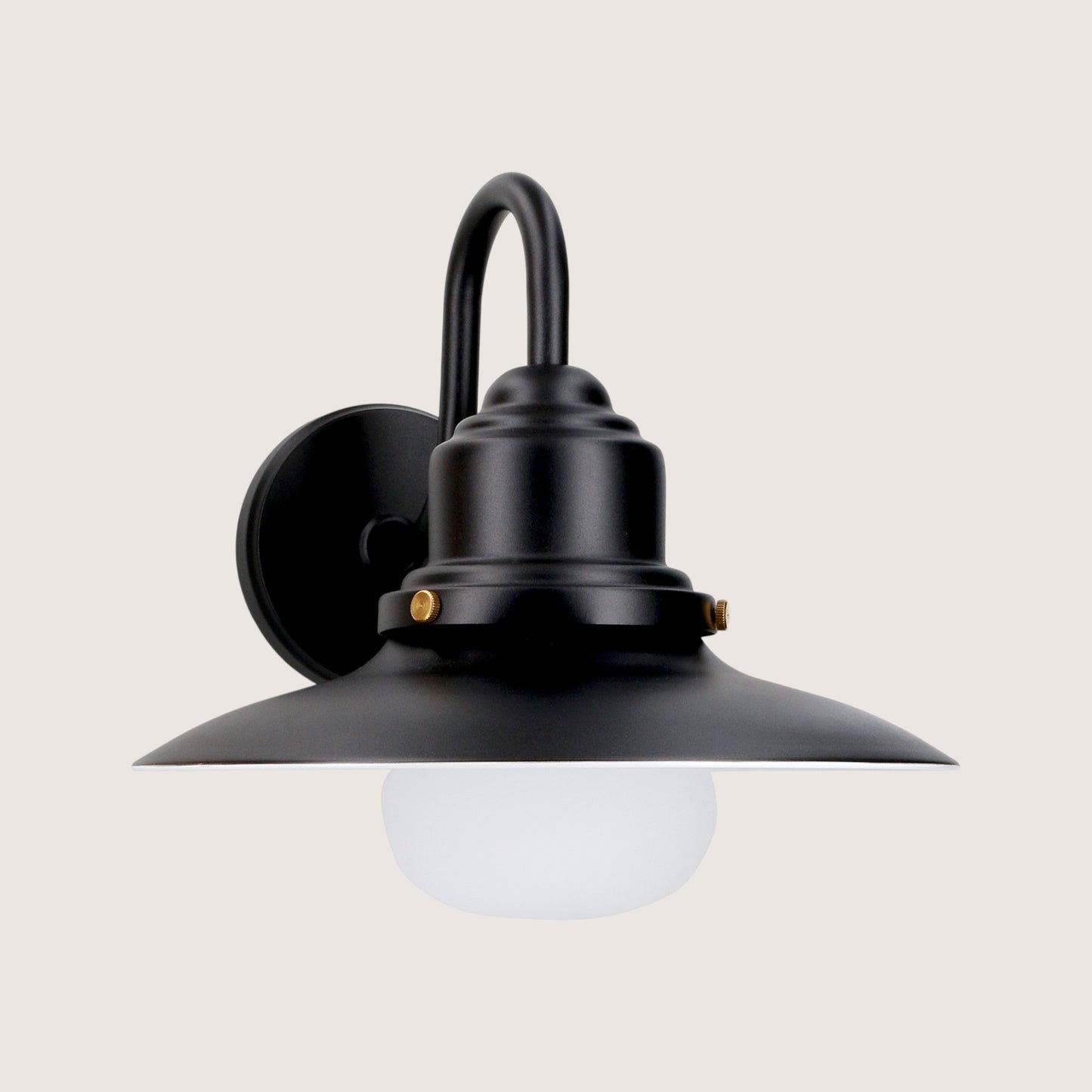 Avenue Black Barn Lantern Outdoor Wall Light
