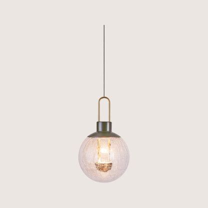 Crazed Textured Glass Pendant Light