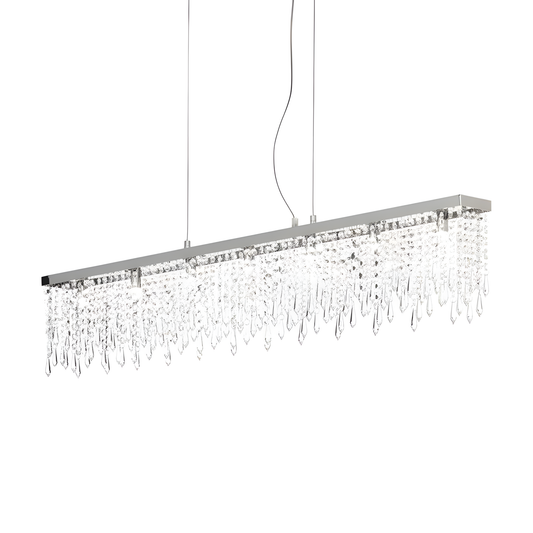 Giada Crystal Chrome Chandelier Pendant