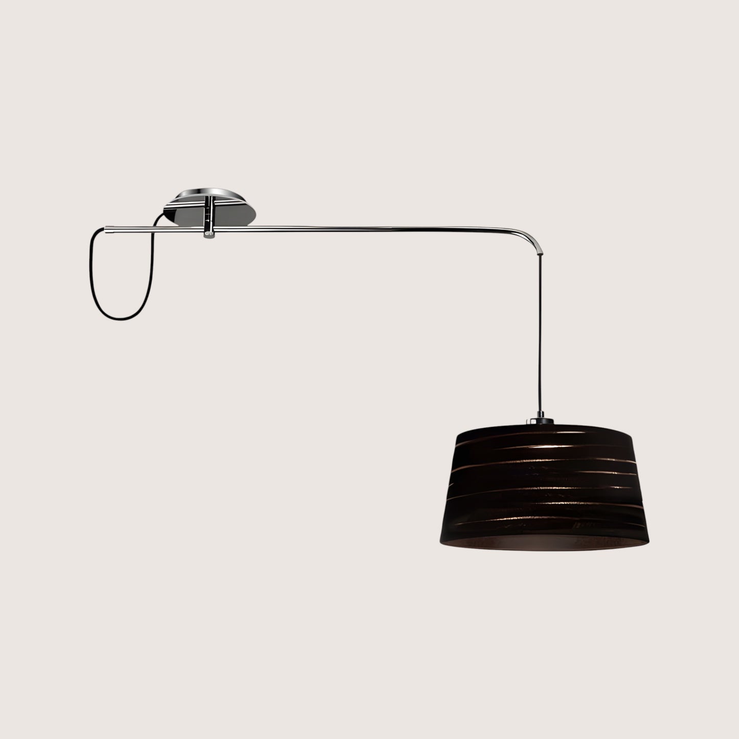 Magma Adjustable Chrome Pendant Light