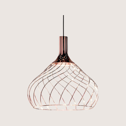 Mongolfier Copper Wire Cage Pendant Light