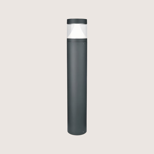 Traditional IP65 Outdoor Bollard — Flat Top