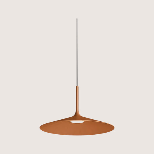 Poe Slim Disc Pendant Light Copper