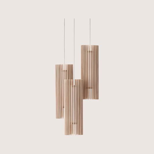 iO 3 Flute Cluster Pendant Light