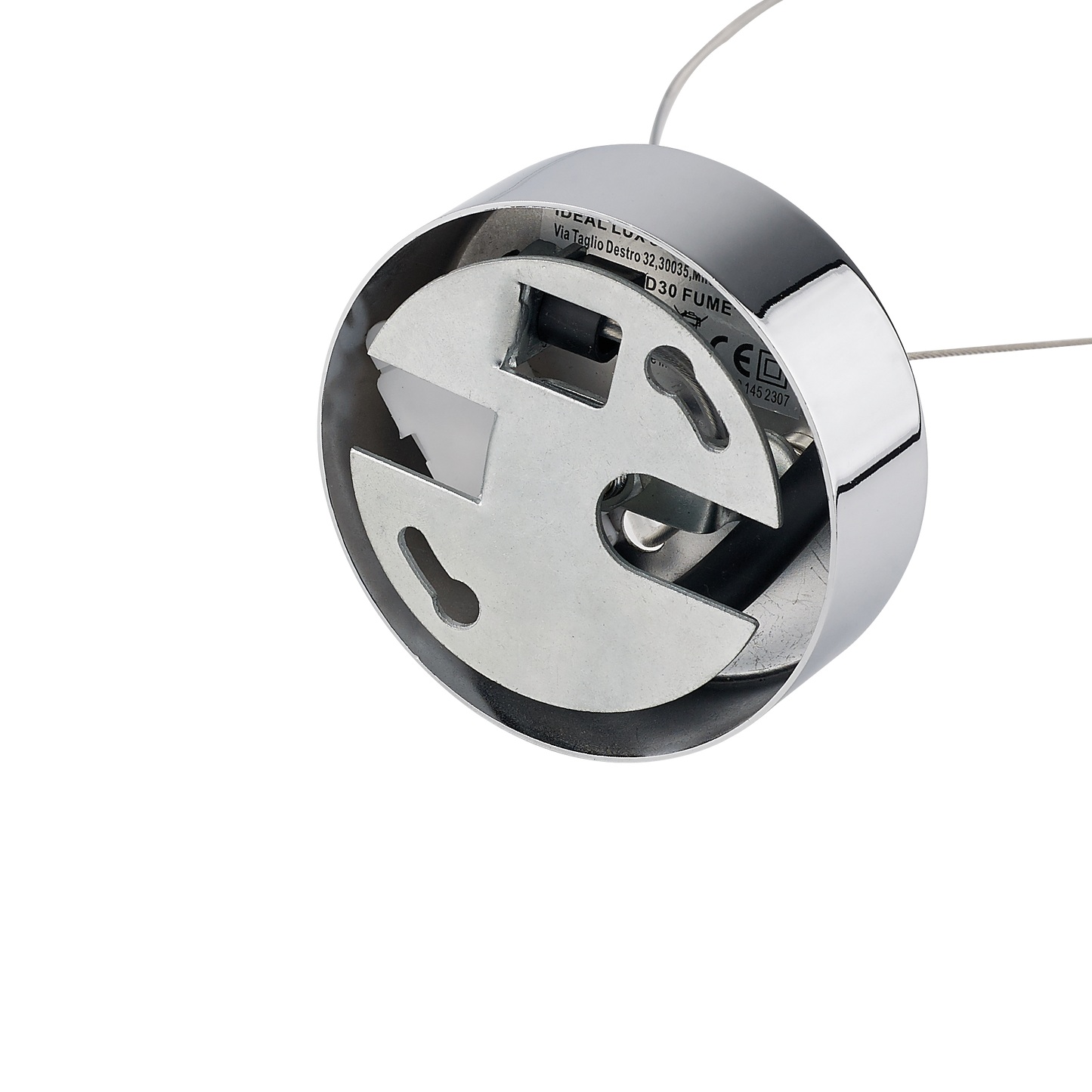 Nemo Smokey Blown Glass Globe Pendant Light — 400mm