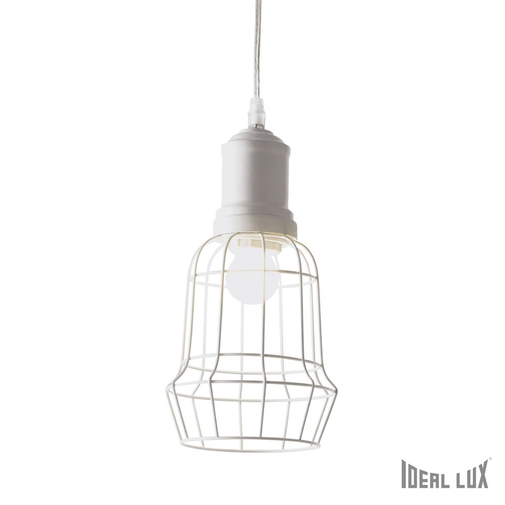 Cage Square Wire Pendant Light