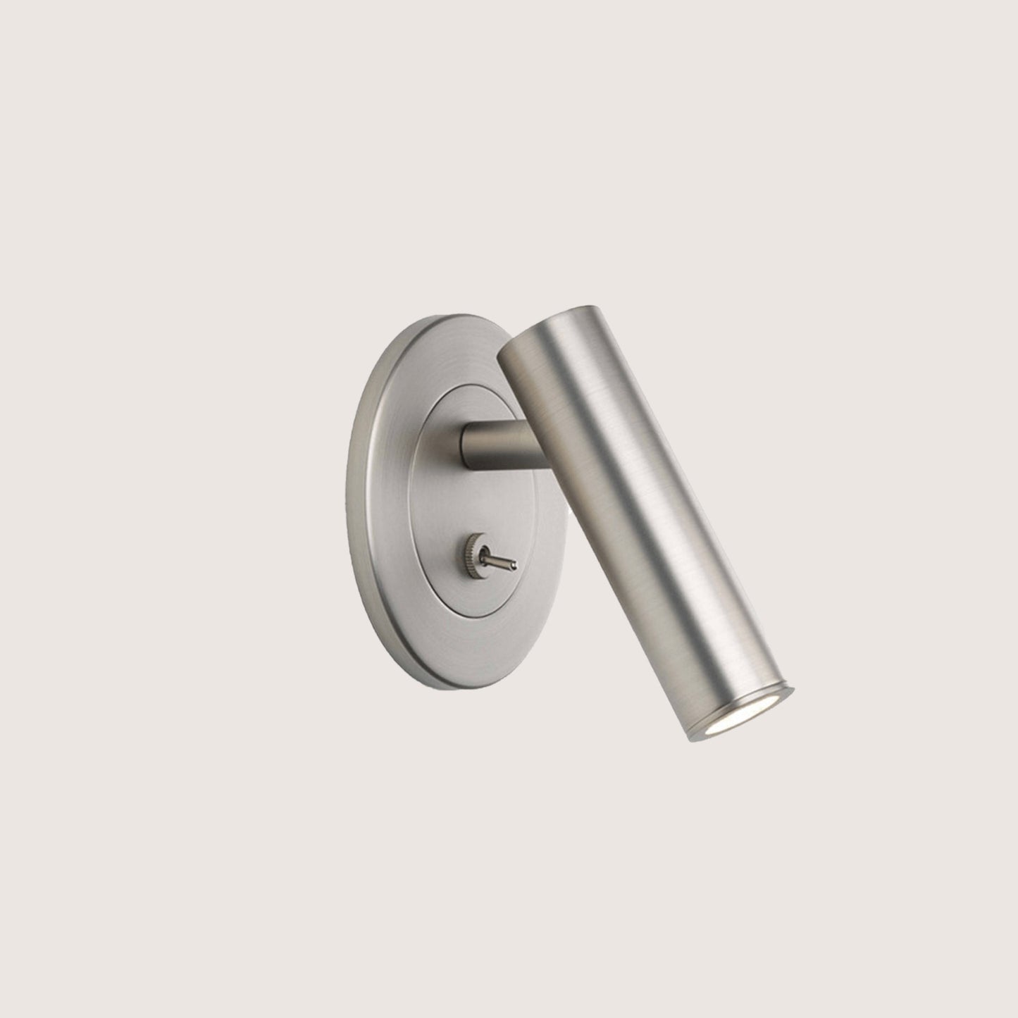 Bedside Reading Light III — Round Recessed Gooseneck