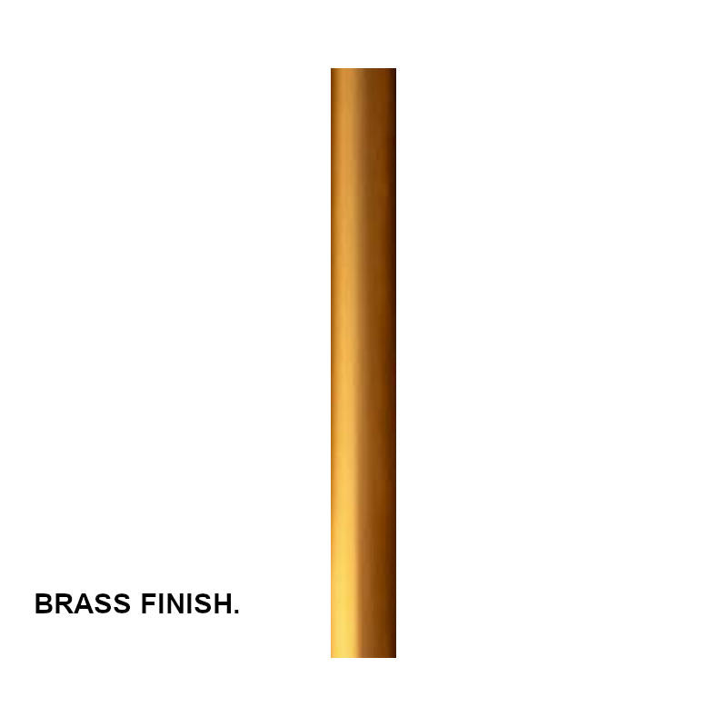 Candle Triple Tube LED Pendant — Brass