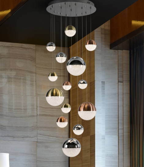 Sphere 14-Light Globe Cluster Pendant