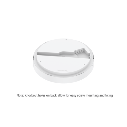 Flush Round Tri-Colour Oyster Light — 250mm, 300mm or 400mm