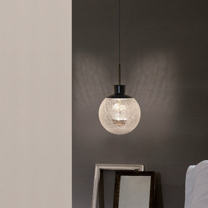Crazed Textured Glass Pendant Light