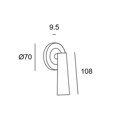Gamma Adjustable Reading Wall Light