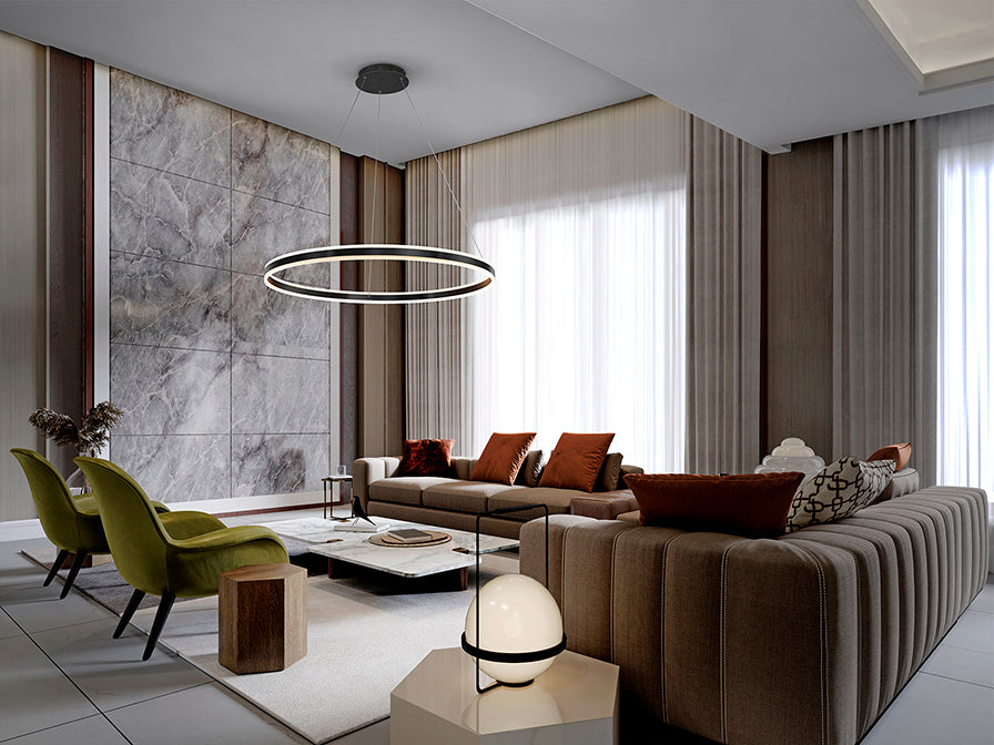 Helia Single Ring LED Pendant Light