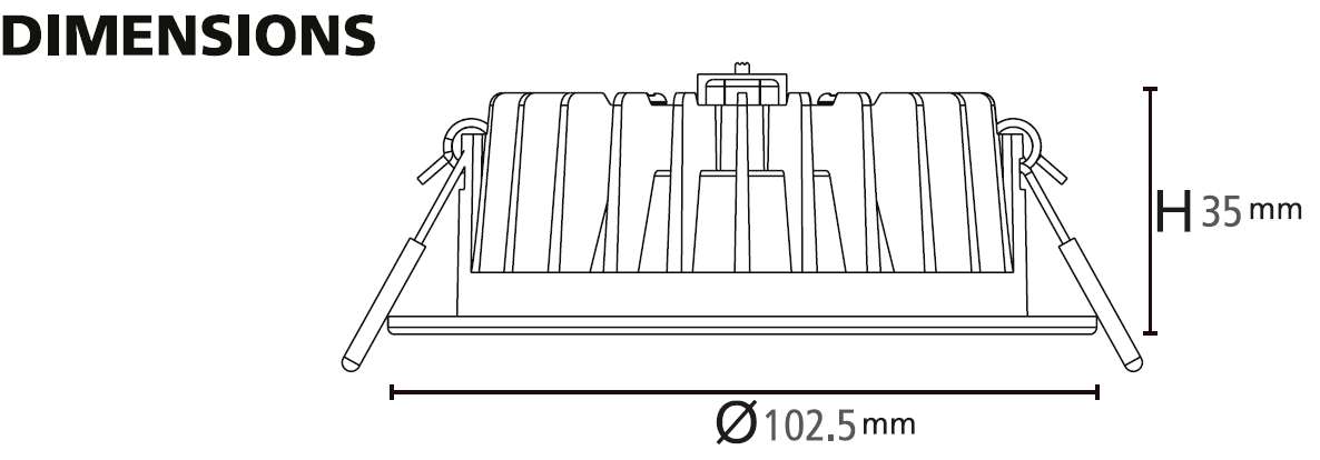 Residential Downlight 90mm Cut-Out