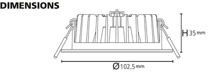 Residential Downlight 90mm Cut-Out