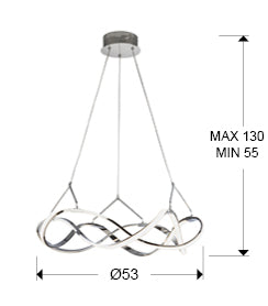 Molly Ribbon LED Pendant Light