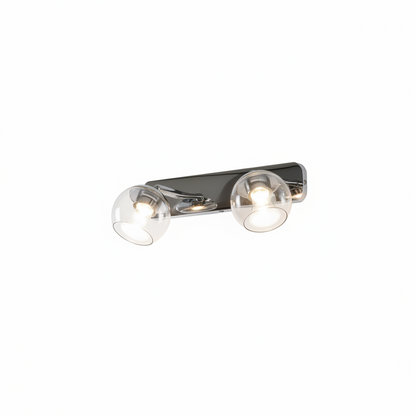 Nok Double Spotlight Wall Light — Chrome
