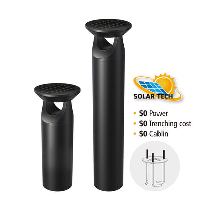 Solaire IP65 Solar LED Bollard — 520mm or 920mm