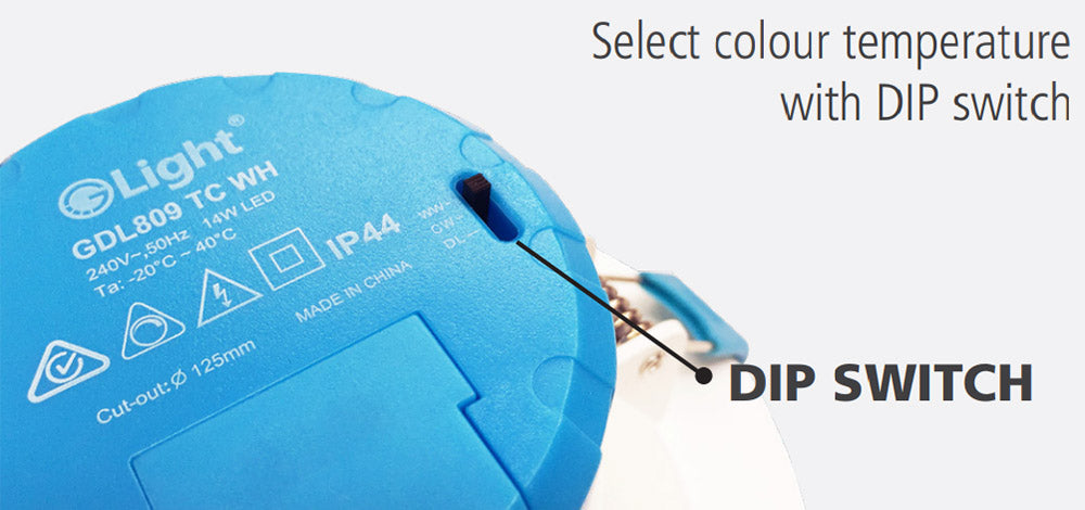 Trois Tri-Colour LED Downlight — 7W / 9W / 14W