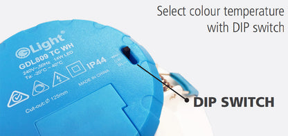 Trois Tri-Colour LED Downlight — 7W / 9W / 14W