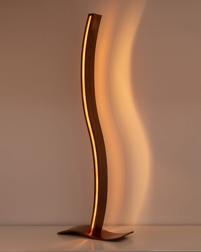 Bespoke Rimu Floor Lamp — Handcrafted in Christchurch