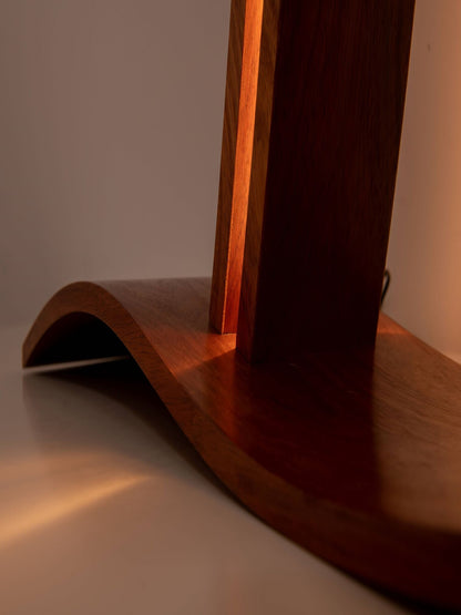 Bespoke Rimu Floor Lamp — Handcrafted in Christchurch