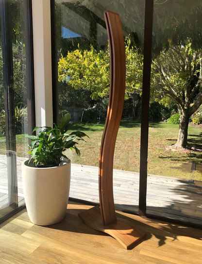 Bespoke Rimu Floor Lamp — Handcrafted in Christchurch