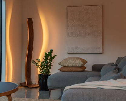 Bespoke Rimu Floor Lamp — Handcrafted in Christchurch