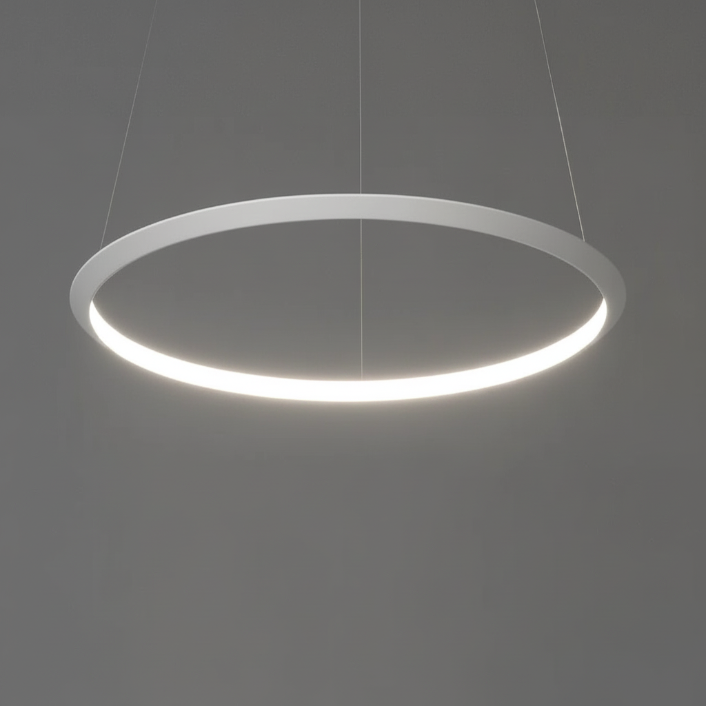 Circular Halo LED Pendant Light — 600mm