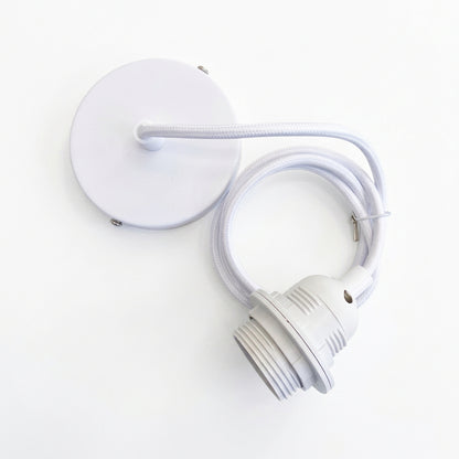 E27 Cord Set — 1m Drop, Black or White