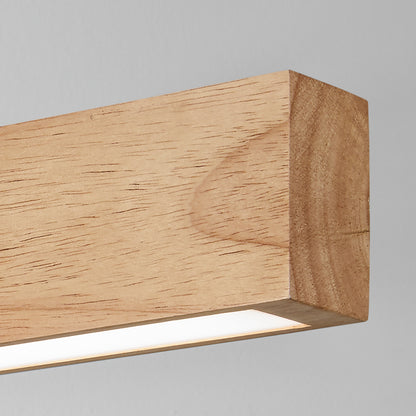 Craft Indoor Wall Light — Wood and Black