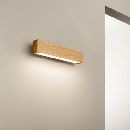 Craft Indoor Wall Light — Wood and Black