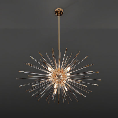 Evasion 9-Light Gold Sputnik Starburst Chandelier 1000mm