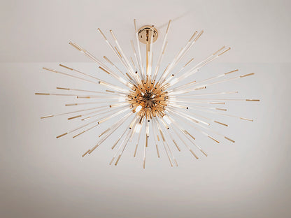 Evasion 9-Light Gold Sputnik Starburst Chandelier 1000mm