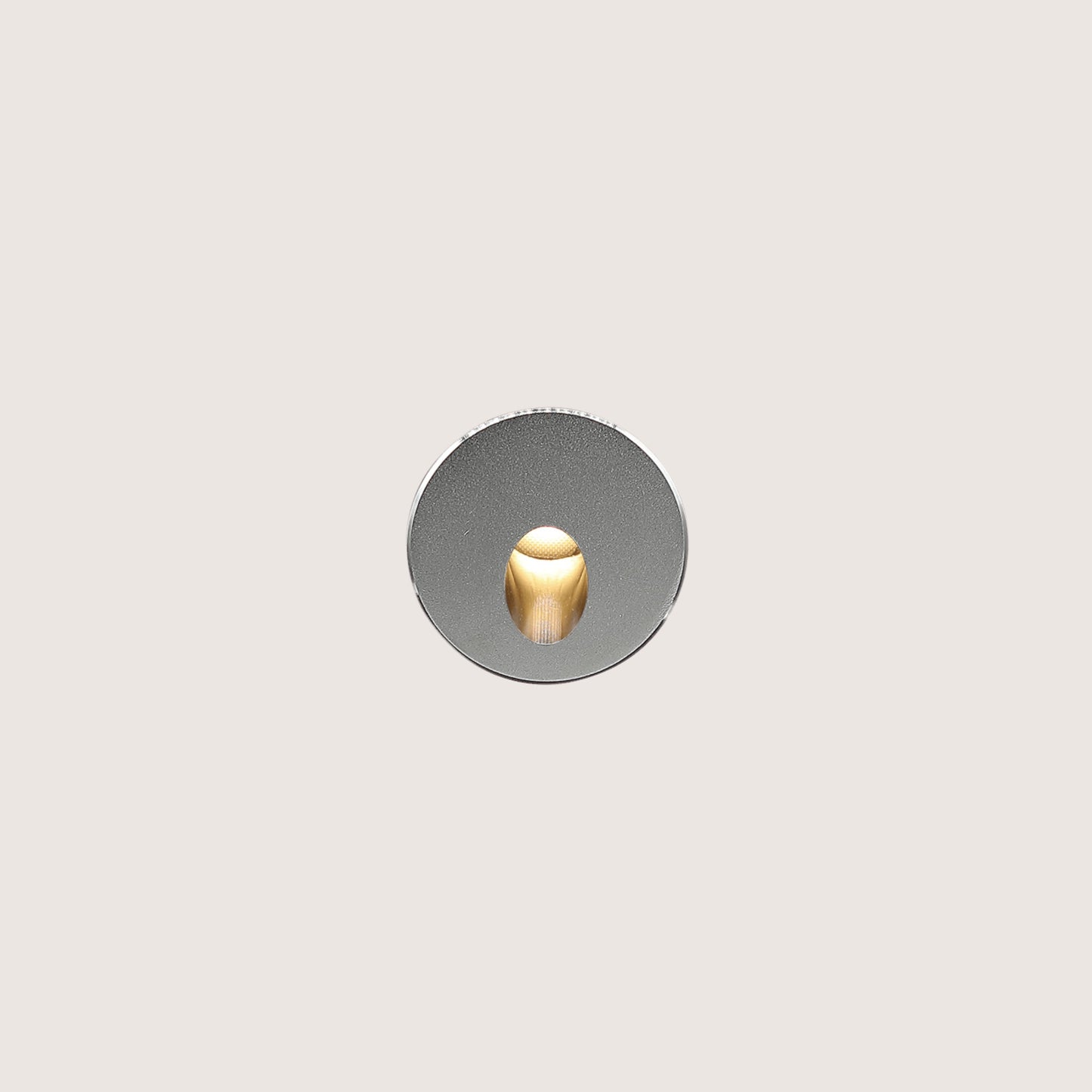 Hidden IP65 Round Recessed Step Light — 316 Stainless Steel