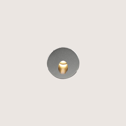 Hidden IP65 Round Recessed Step Light — 316 Stainless Steel