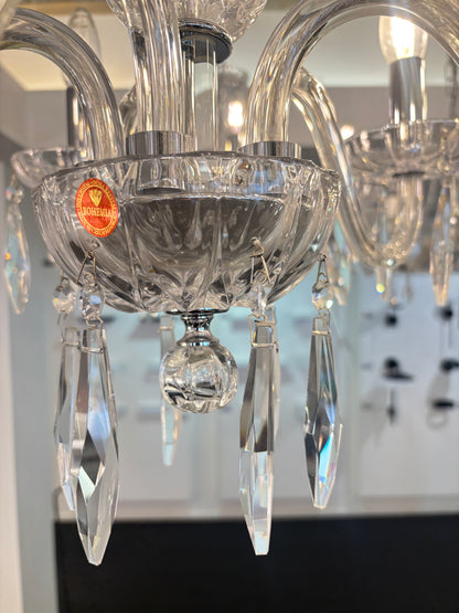 Maryland 5-Arm Crystal Candle Chandelier Clear 570mm