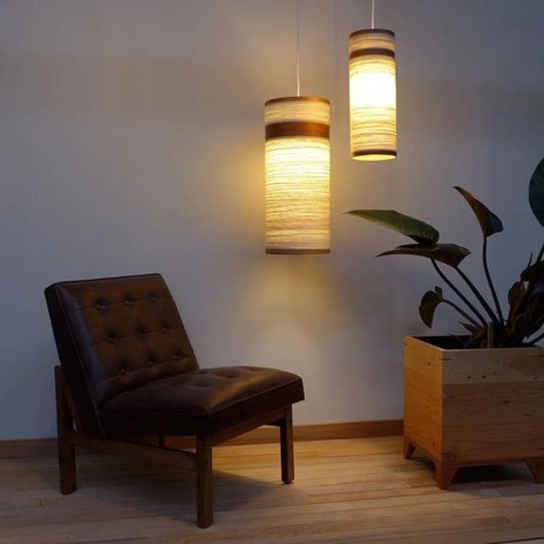 Lux Wood & Wool Pendant