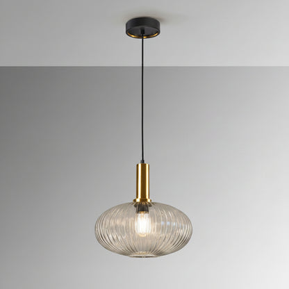 Norma Single Pendant Light — Clear Glass