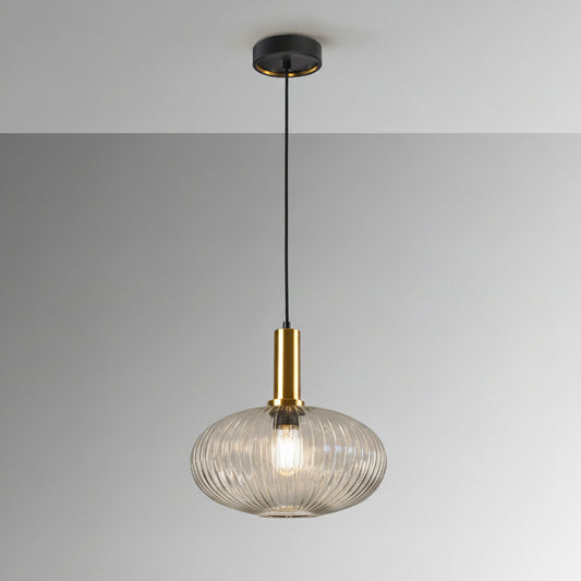 Norma Single Pendant Light — Clear Glass