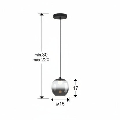 Onice Stone-Effect LED Pendant Light