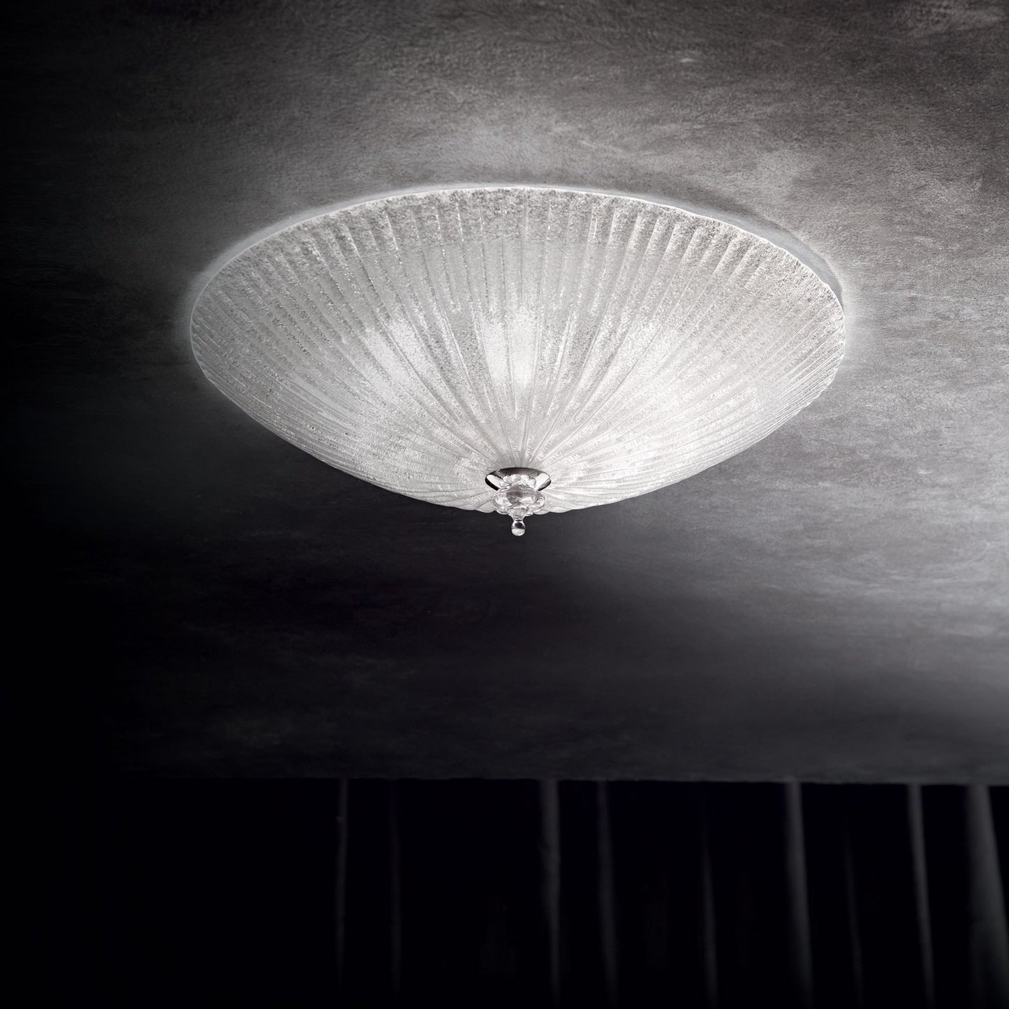 Shell 3-Light Flush Ceiling Light