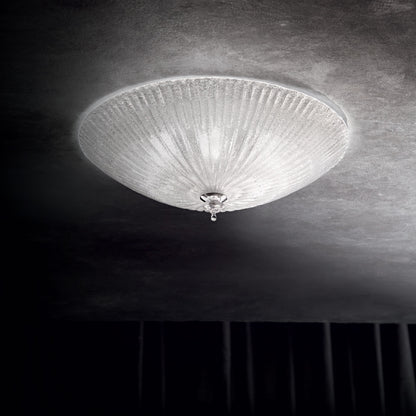 Shell 3-Light Flush Ceiling Light