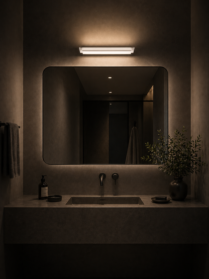 Skinny Double-Emission LED Wall Light White 400mm