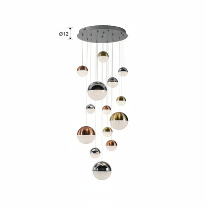 Sphere 14-Light Cluster LED Pendant — Smart-Home Dimming Only (Discontinued Model)