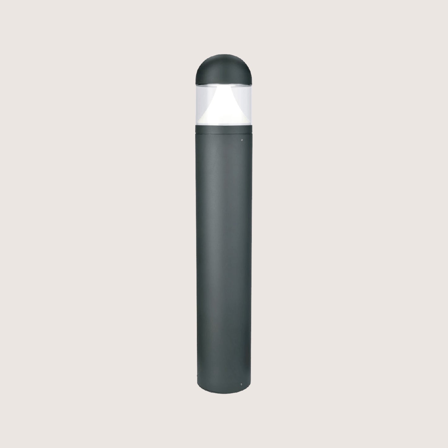 Traditional IP65 Outdoor Bollard — Curved Top