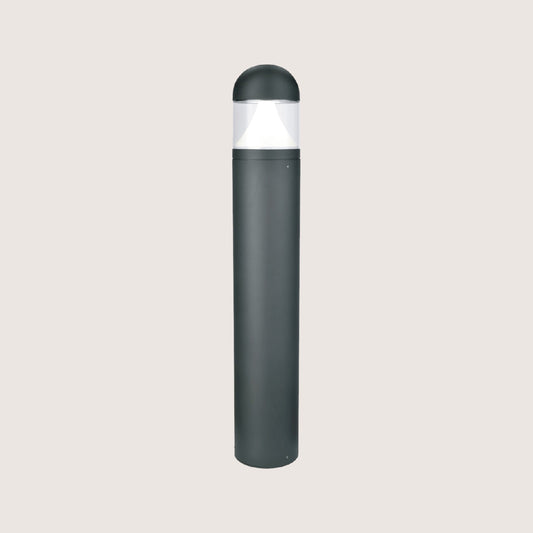Traditional IP65 Outdoor Bollard — Curved Top