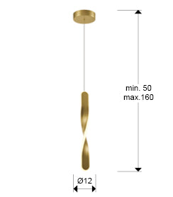 Twist Single Pendant Light