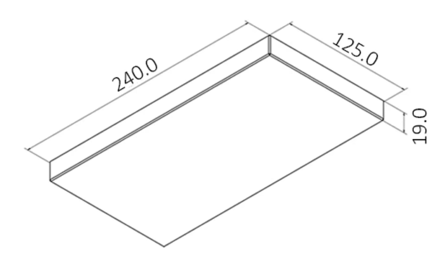 Watts Up Wall Light 240mm Black